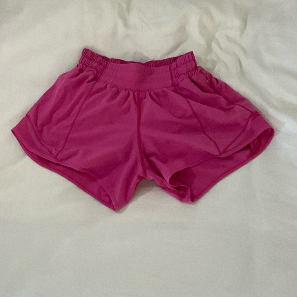 Women's Pink Lululemon Athletic Shorts size 0-2